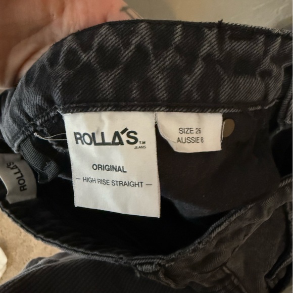 ROLLA'S High Rise Straight Jeans - Picture 6 of 6